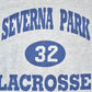 Vintage 1990s Severna Park Lacrosse Souvenir Crewneck Sweatshirt Made In USA Men's XL from propervintagecanada