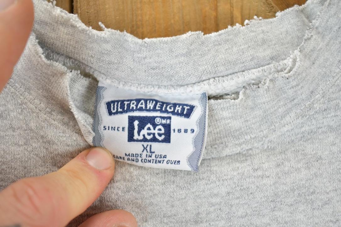 Vintage 1990s Severna Park Lacrosse Souvenir Crewneck Sweatshirt Made In USA Men's XL from propervintagecanada