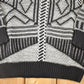Vintage 1990s Shades Abstract Knit Sweater Men's L from propervintagecanada