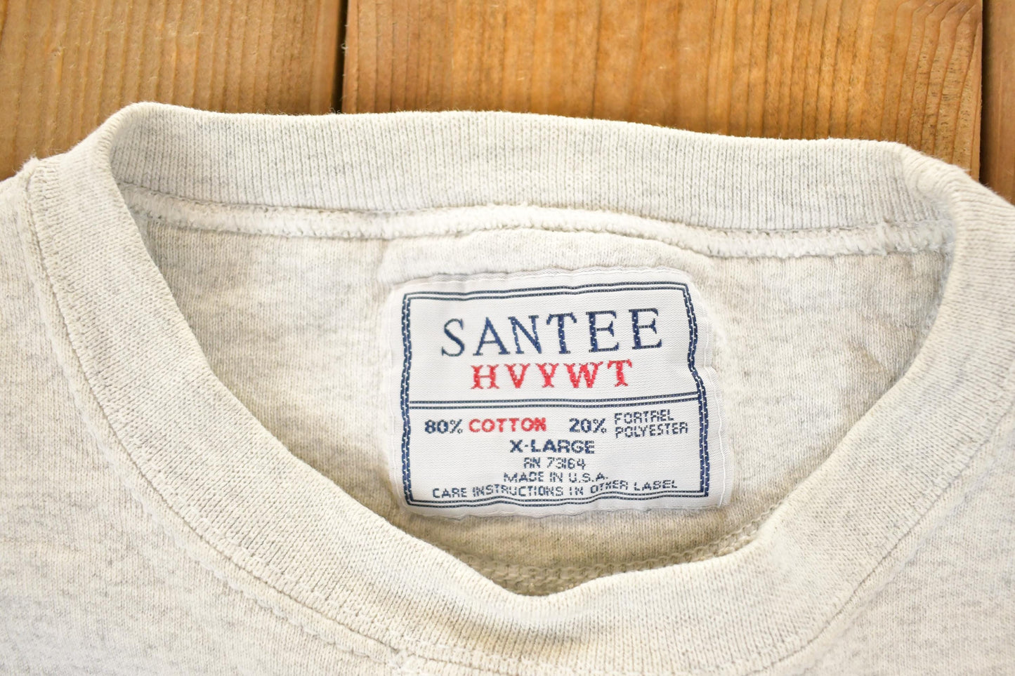 Vintage 1990s Shakobee Sabres Heavyweight University Crewneck Sweater Men's L from propervintagecanada