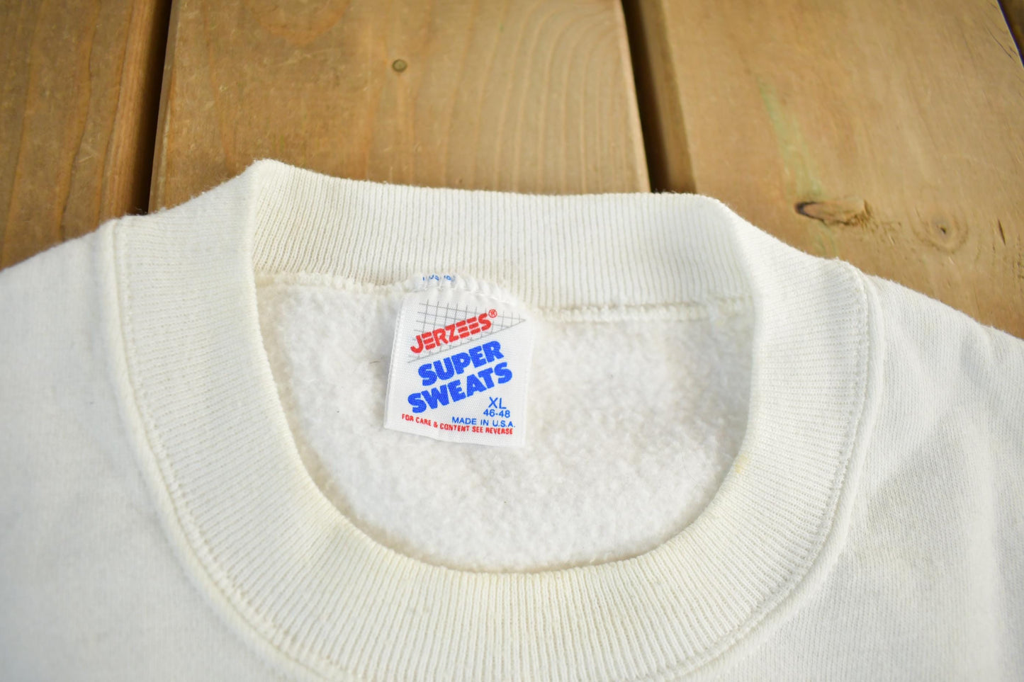 Vintage 1990s Shakra Shirts Infinity Sign Graphic Crewneck Sweatshirt Men's Large from propervintagecanada