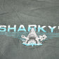Vintage 1990s Sharky's Guitar Embroidered Heavyweight Crewneck Sweatshirt Men's XL from propervintagecanada