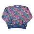 Vintage 1990s Shenandoah Knit Abstract Pattern Crewneck Sweater Mens XL from propervintagecanada