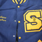Vintage 1990s Shenango Wildcat Band Leather Varsity Jacket Men's XL from propervintagecanada