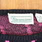 Vintage 1990s Shenanigan Floral Abstract Knit Crewneck Sweater Women's L from propervintagecanada