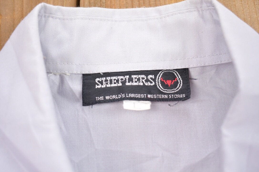 Vintage 1990s Sheplers Button Up Western Shirt Men's Large from propervintagecanada