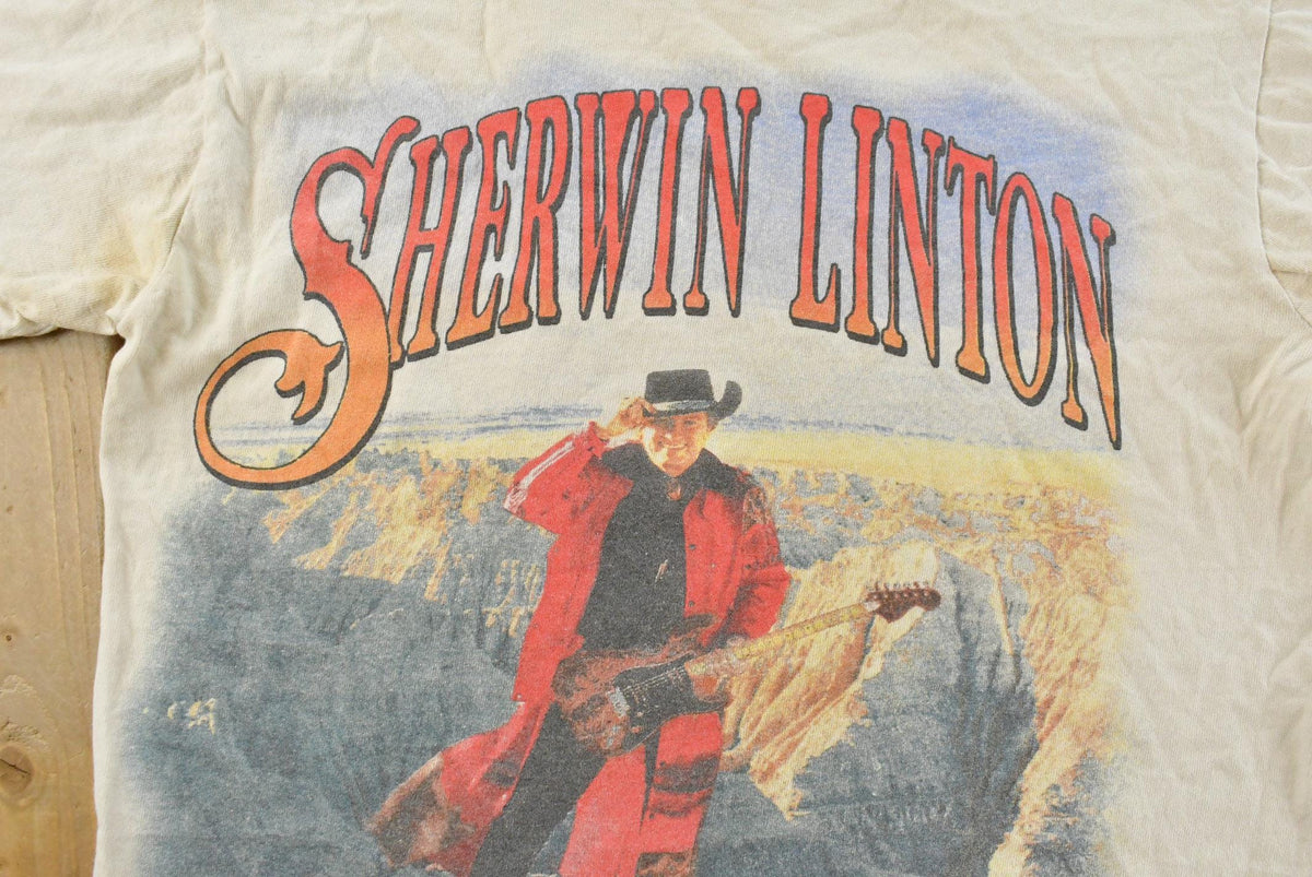 Vintage 1990s Sherwin Linton Forever on the Stage Tour T-Shirt Men's S from propervintagecanada