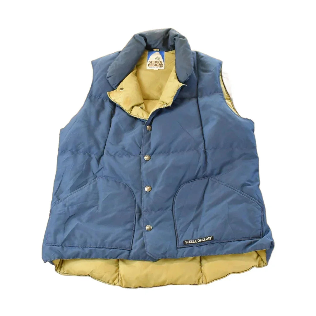 Vintage 1990s Sierra Designs Vest Jacket Men's Small / Outdoors Coat / Puffer Vest from propervintagecanada