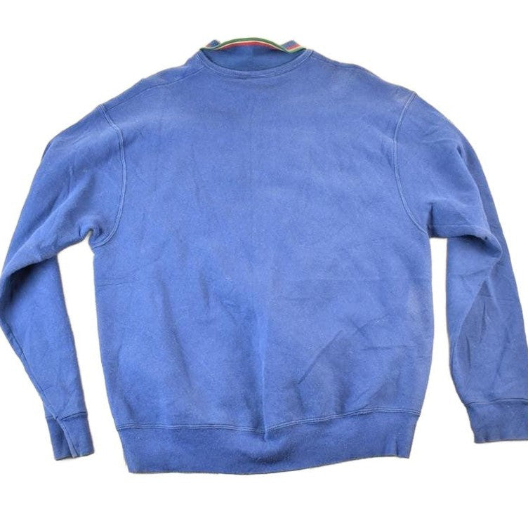 Vintage 1990s Silver Star Aztec Collared Crewneck Sweatshirt Mens L from propervintagecanada