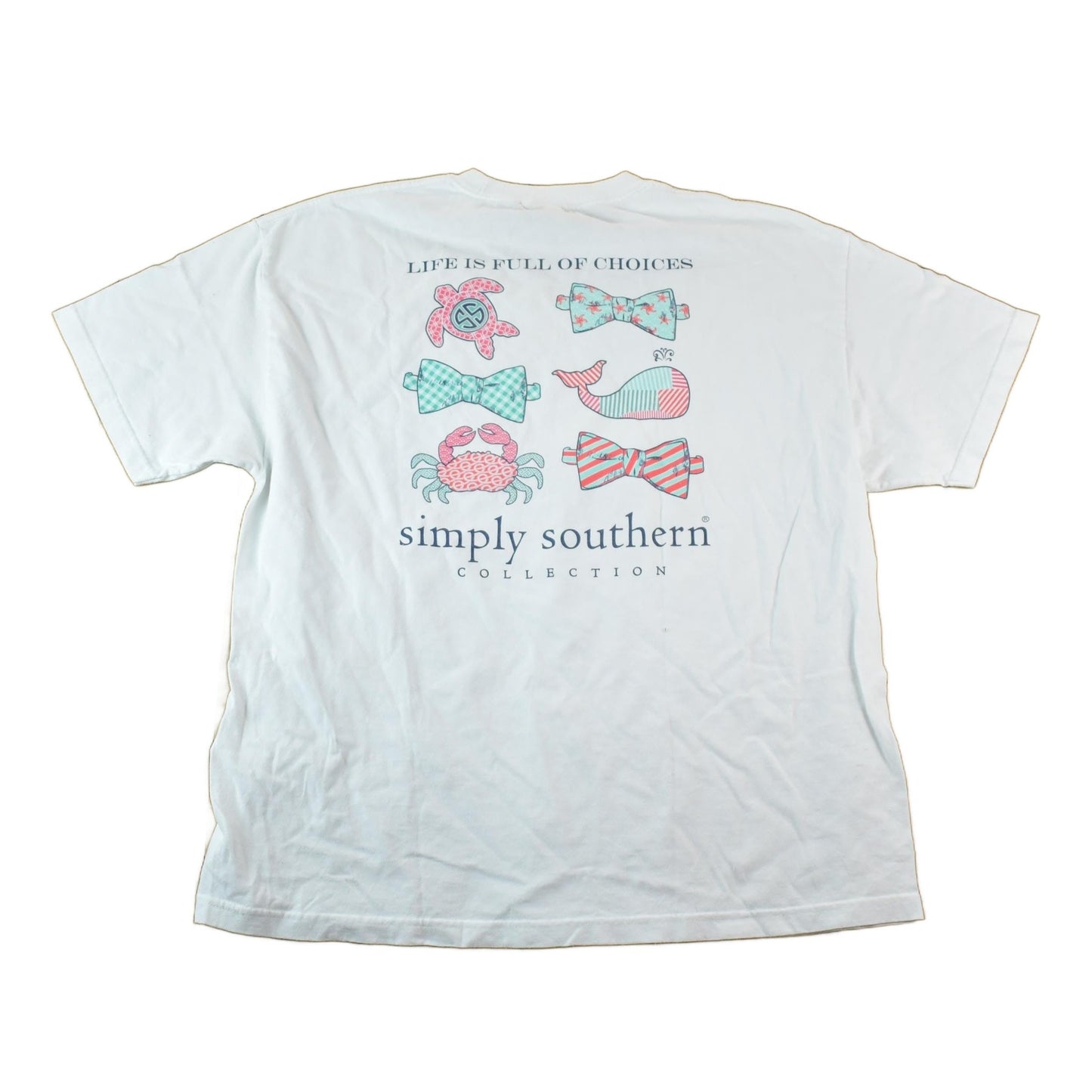 Vintage 1990s Simply Southern Animal Graphic T-Shirt Men's XL from propervintagecanada