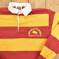 Vintage 1990s Simpson College Rugby Barbarian Collared Sweatshirt Men's Medium from propervintagecanada