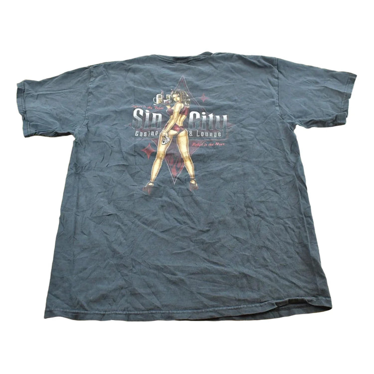 Vintage 1990s Sin City Casino & Lounge Souvenir T-Shirt Men's M from propervintagecanada