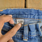 Vintage 1990s Single Spur Bootcut Denim Jeans Women's 24 x 36 from propervintagecanada