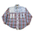 Vintage 1990s Skidz Denim Plaid Flannel Button Up Shirt Men&