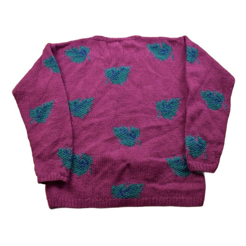 Vintage 1990s Skyr 100% Shetland Wool Knit Button Up Sweater Men's S from propervintagecanada