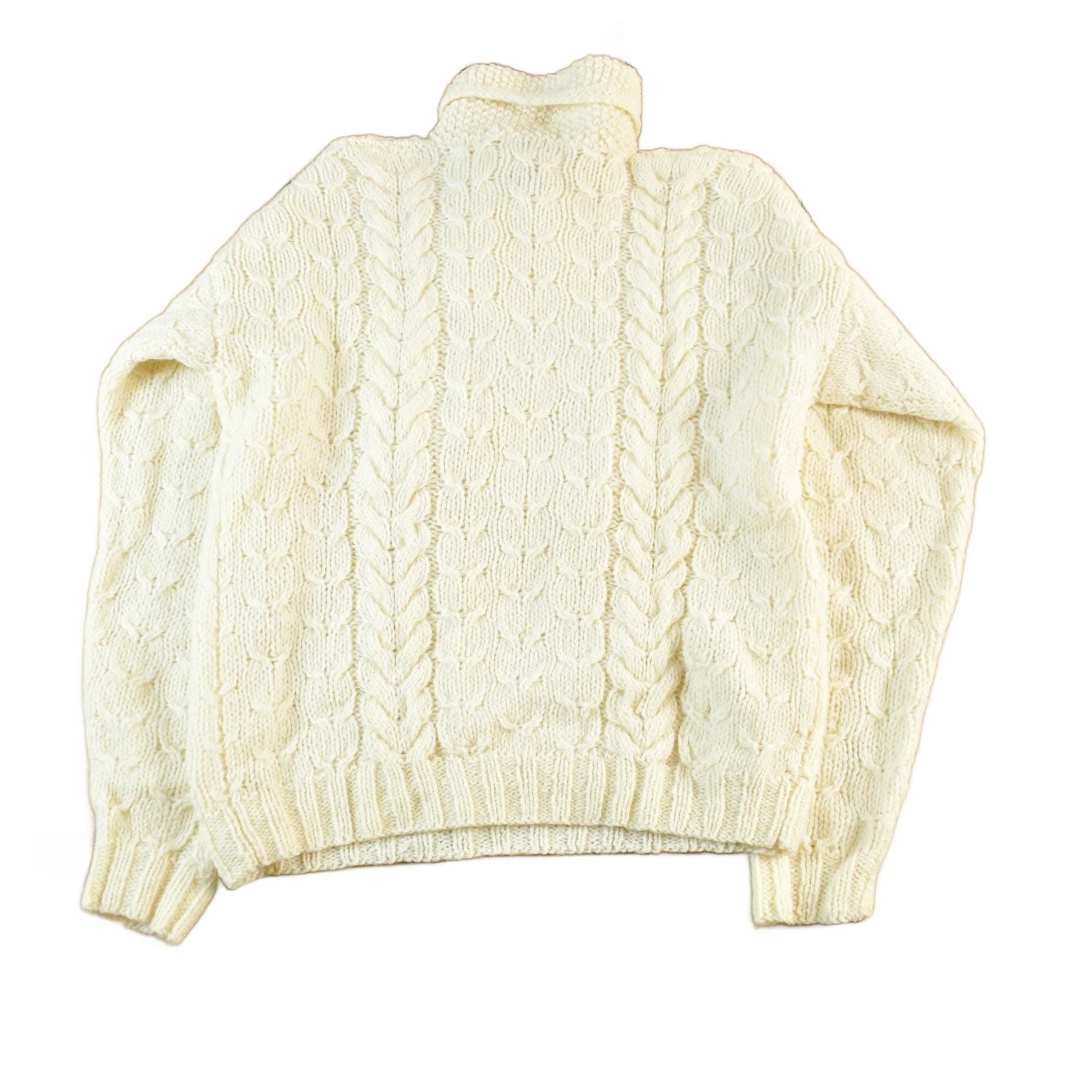 Vintage 1990s SKYR Wool Knit Shawl Collar Sweater Women's S from propervintagecanada