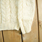 Vintage 1990s SKYR Wool Knit Shawl Collar Sweater Women's S from propervintagecanada