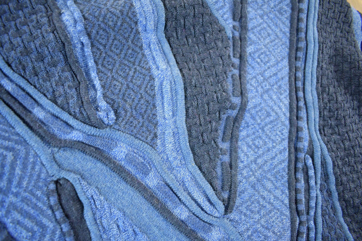 Vintage 1990s Slana 3D Cable Knit Crewneck Sweater Men's Large from propervintagecanada