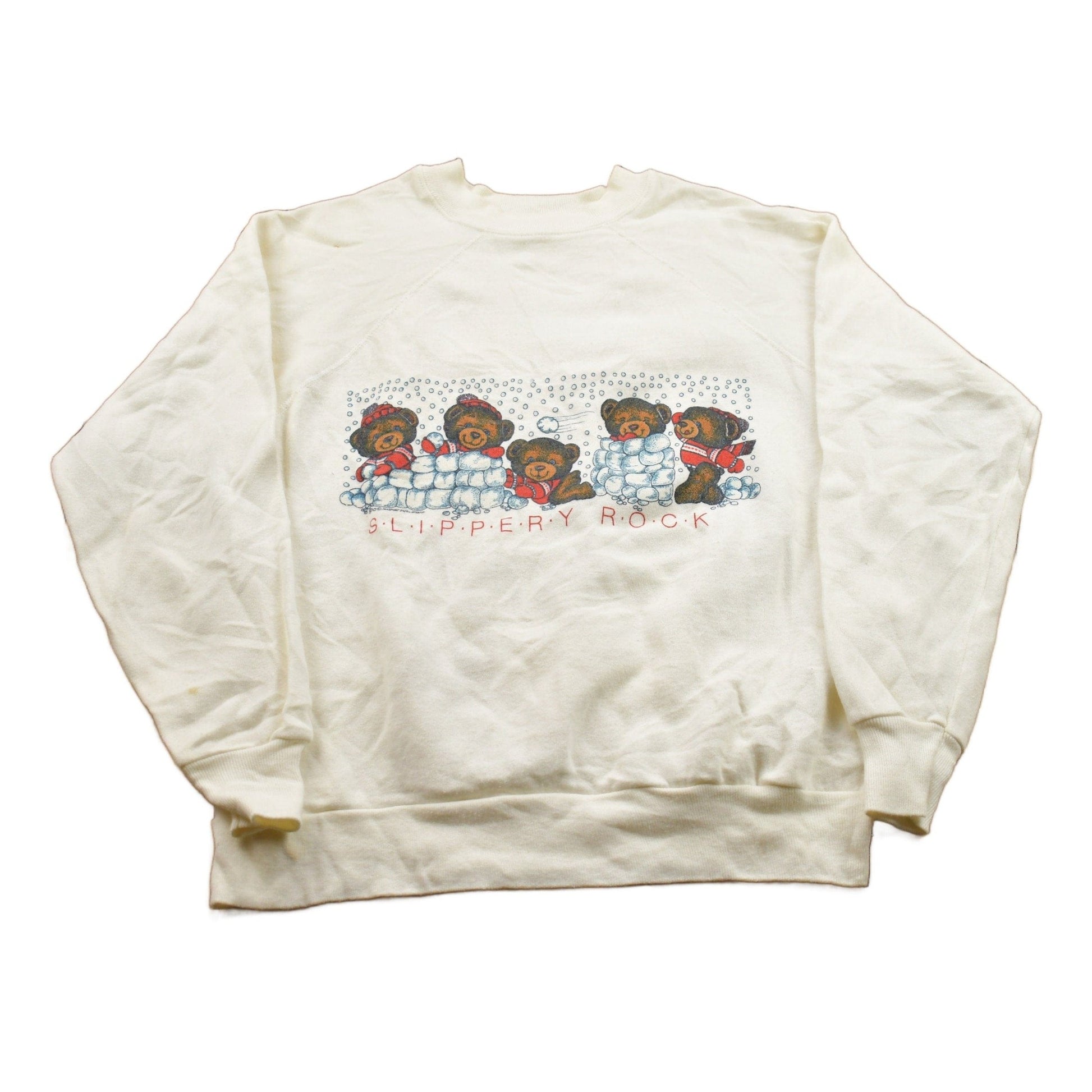 Vintage 1990s Slippery Rock University Pennsylvania Collegiate Crewneck Men's S from propervintagecanada