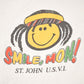 Vintage 1990s Smile Mon US Virgin Islands Souvenir Travel T-Shirt Youth M Men's Medium from propervintagecanada
