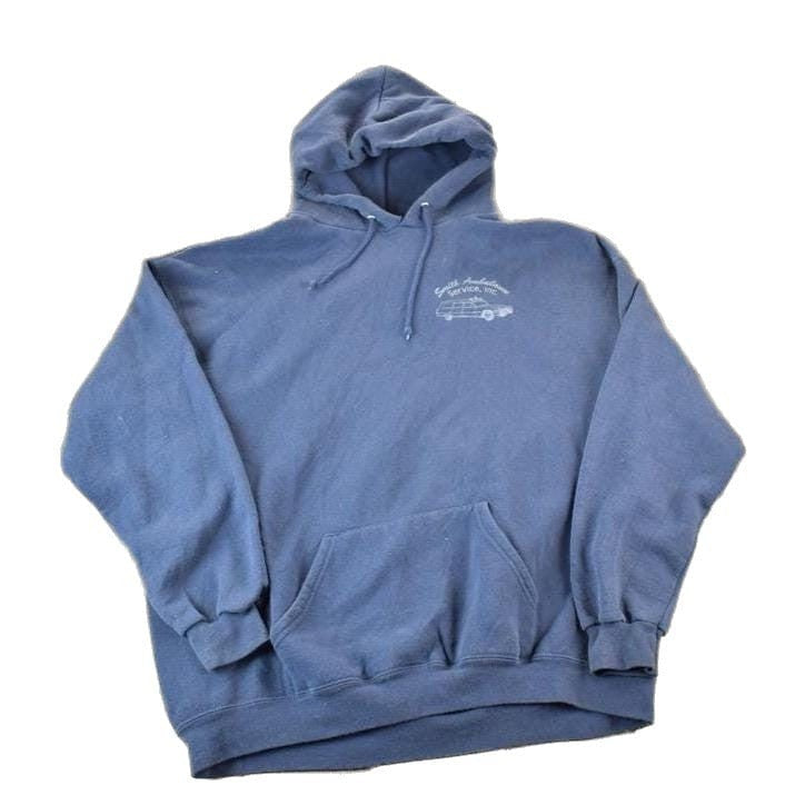 Vintage 1990s Smith Ambulance Service Souvenir Heavyweight Hoodie Sweatshirt Made In USA Men's XL from propervintagecanada
