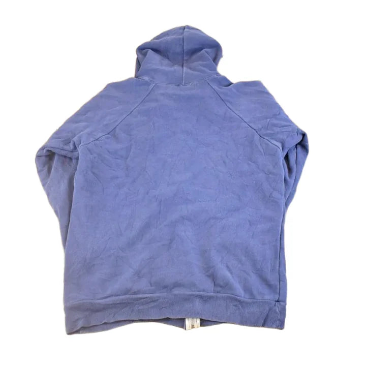 Vintage 1990s Smitty's Thermal Lined Streetwear Blank Full Zip Hoodie Sweatshirt Men's M from propervintagecanada