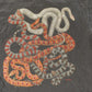 Vintage 1990s Snake Animal Theme Single Stitch Graphic T-Shirt Men's Medium / Sun Faded / Made In USA / Hanes Beefy Tee from propervintagecanada