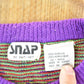 Vintage 1990s Snap By Knit Set Abstract Pattern Crewneck Sweater Women's M-L from propervintagecanada