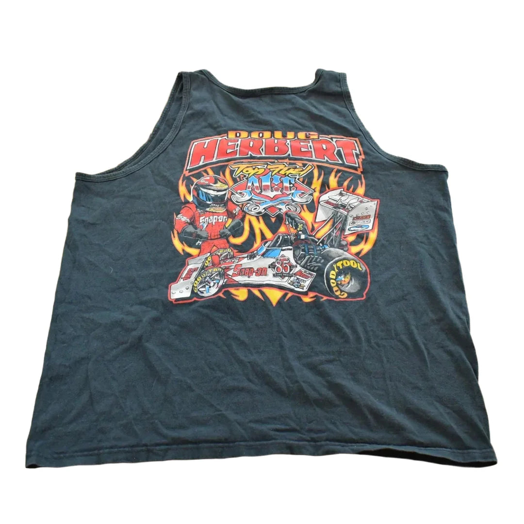 Vintage 1990s Snap-On Graphic Tank Top Men's XL from propervintagecanada