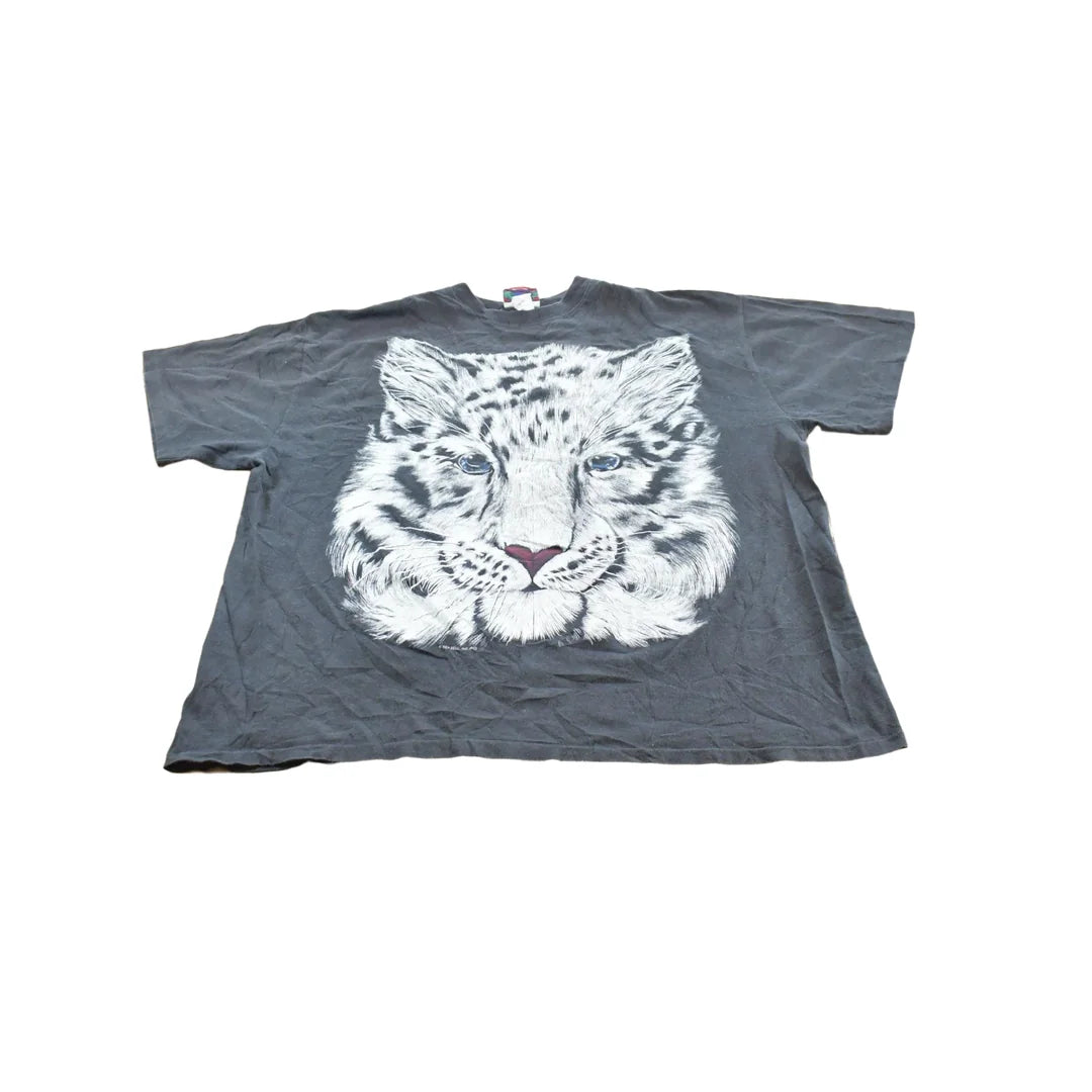 Vintage 1990s Snow Leopard T-Shirt Men's 2XL from propervintagecanada