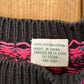 Vintage 1990s Snowflake Striped Knit AOP Crewneck Sweater Women's XL from propervintagecanada