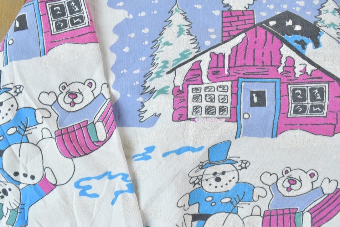 Vintage 1990s Snowman Gang Reitmans Neon Outdoorsman Crewneck Sweatshirt Men's Small from propervintagecanada