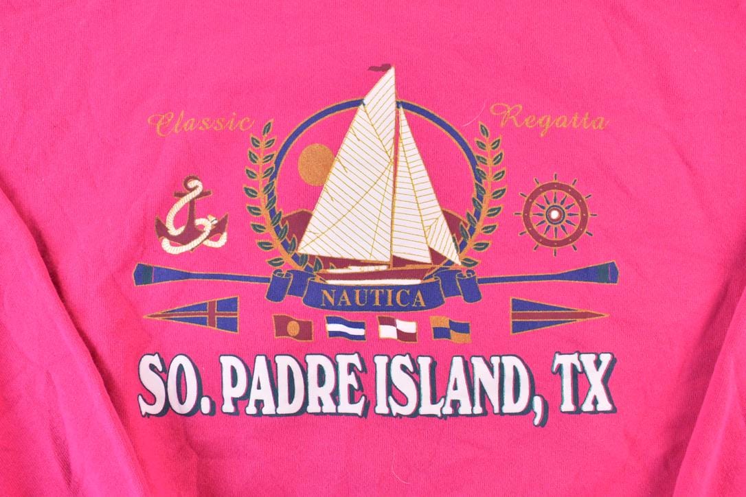 Vintage 1990s SO. Paradise Island, TX Souvenir Crewneck Sweatshirt Men's 2XL from propervintagecanada