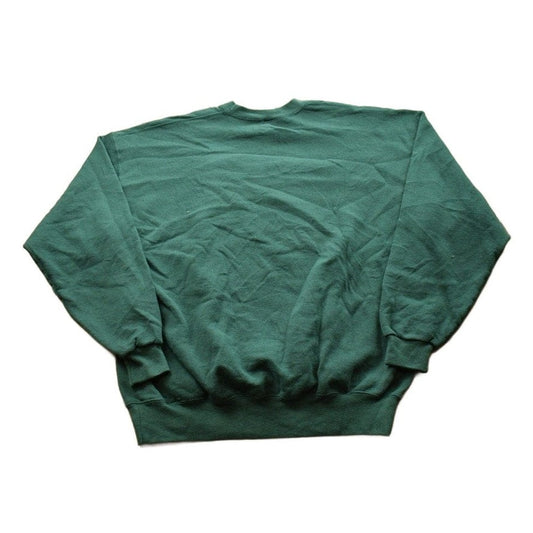 Vintage 1990s Soffe Sweats Blank Green Crewneck Sweatshirt Men's Large from propervintagecanada