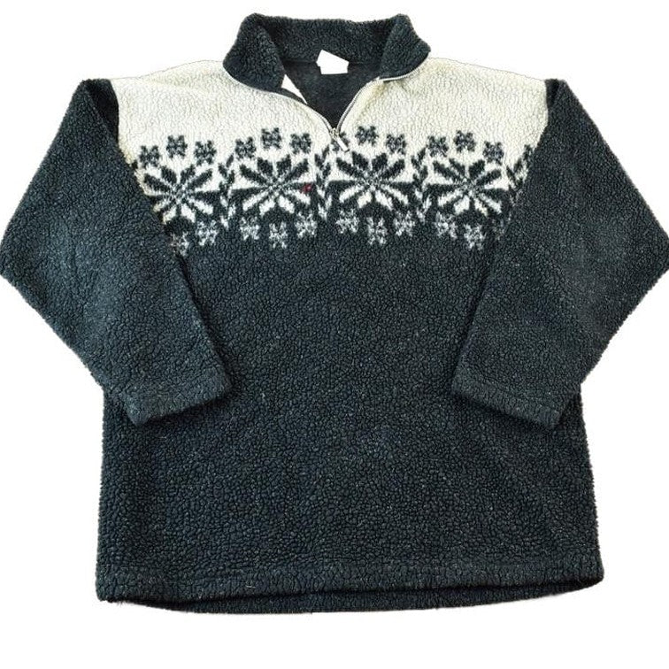 Vintage 1990s Sonoma Jean Company Fleece Outdoorsman Sweater Men's Large from propervintagecanada