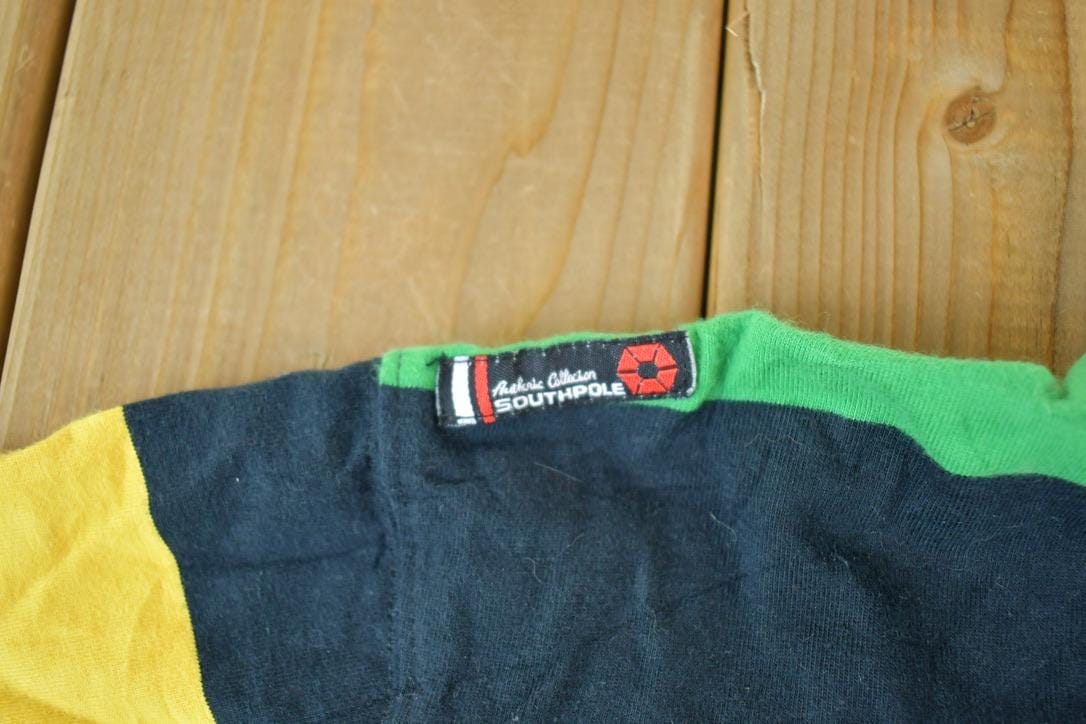 Vintage 1990s South Pole Button Up Hip Hop Style Shirt Men's Medium from propervintagecanada