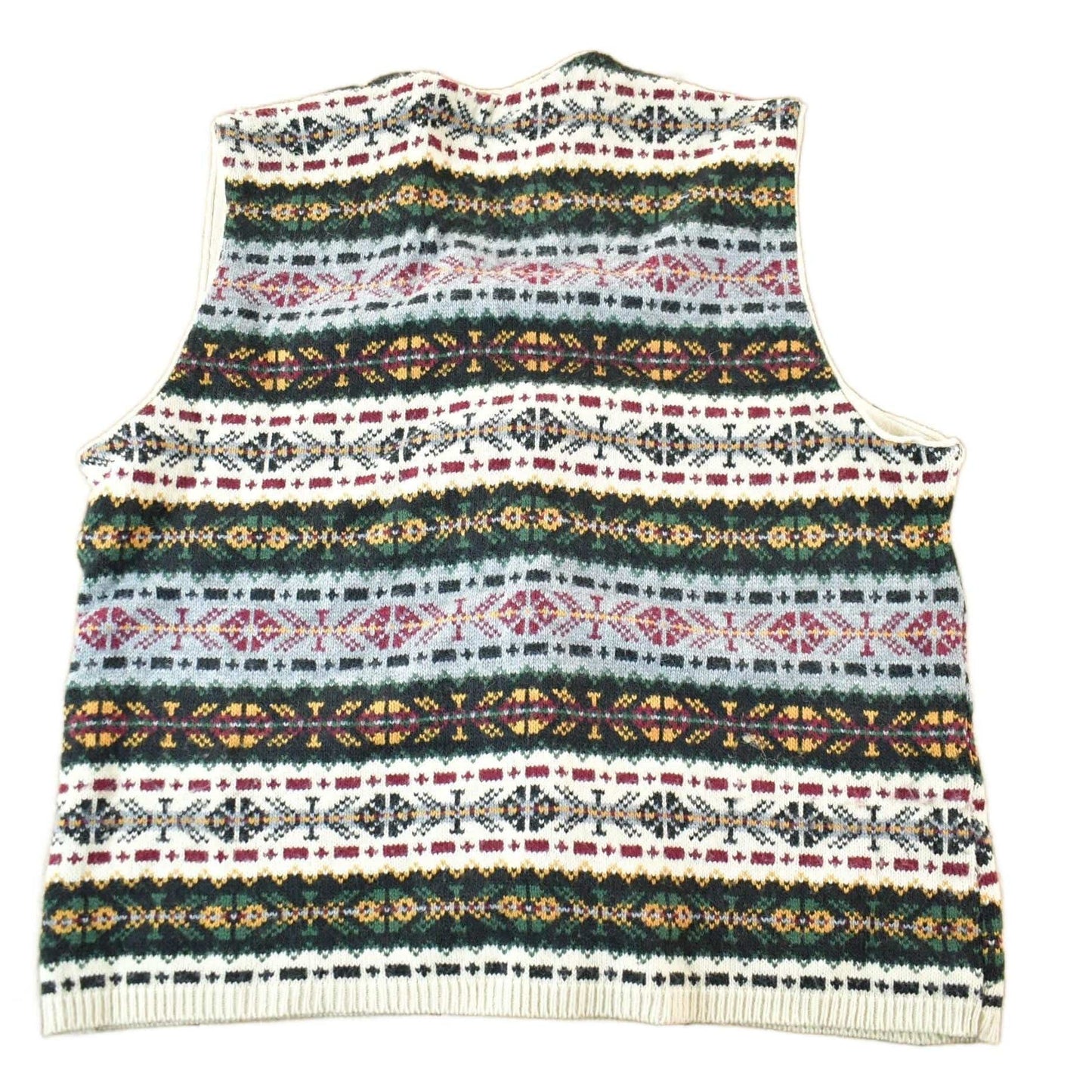 Vintage 1990s Southern Lady Knit Cardigan Sweater Vest Women's Medium from propervintagecanada