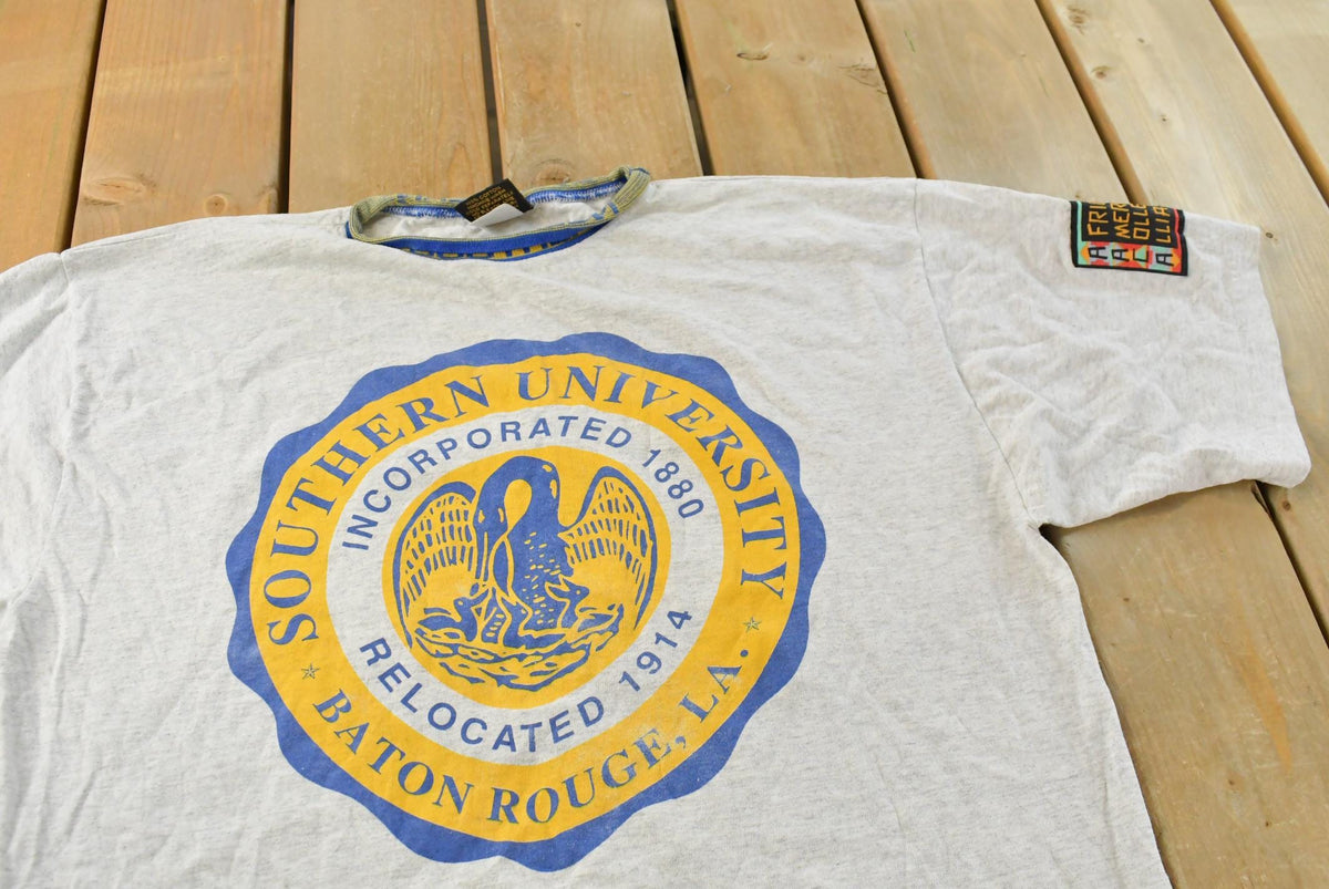 Vintage 1990s Southern University Collegiate T-Shirt Men's XL from propervintagecanada