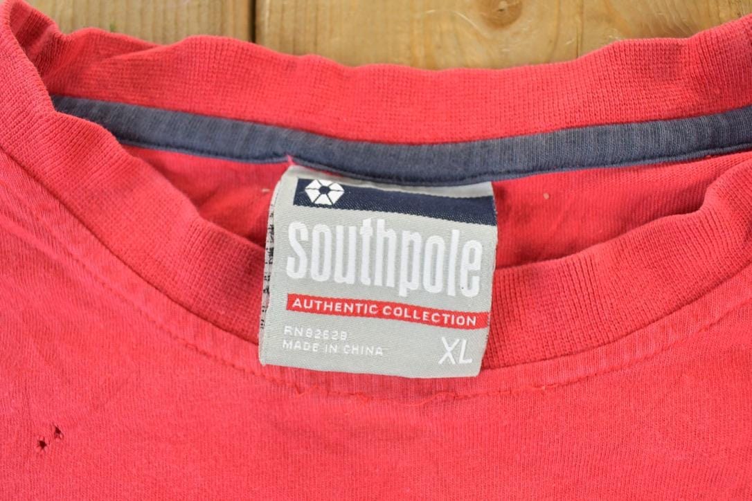 Vintage 1990s Southpole Embroidered Crewneck Sweatshirt Men's XL from propervintagecanada