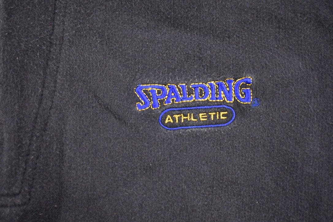 Vintage 1990s Spalding Athletic Quarter Zip Sweatshirt Men's Medium from propervintagecanada