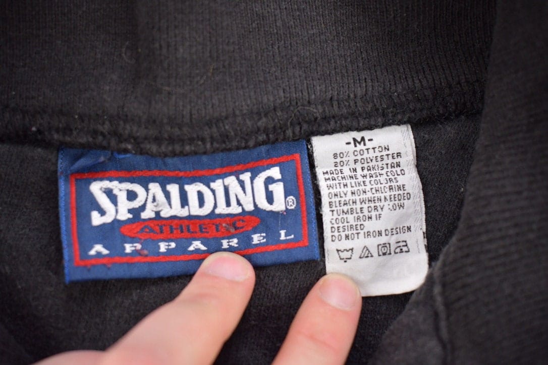 Vintage 1990s Spalding Athletic Quarter Zip Sweatshirt Men's Medium from propervintagecanada