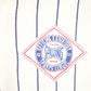Vintage 1990s Spalding MLB Striped Full Zip Crewneck Sweatshirt Men's L from propervintagecanada