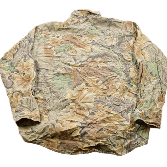 Vintage 1990s Spartan Hunting Camo Button Up Men's Medium from propervintagecanada