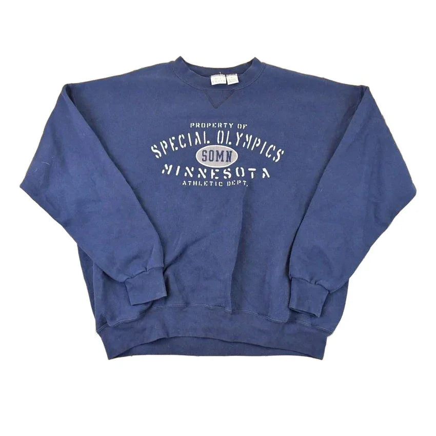 Vintage 1990s Special Olympics Minnesota Graphic Print Crewneck Sweatshirt Mens L from propervintagecanada