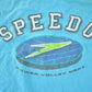 Vintage 1990s Speedo Power Volleyball Souvenir Single Stitch Graphic Print Tank Made In USA Men's Large from propervintagecanada