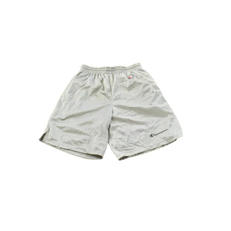 Vintage 1990s Spellout Champion Ball Shorts Size S from propervintagecanada