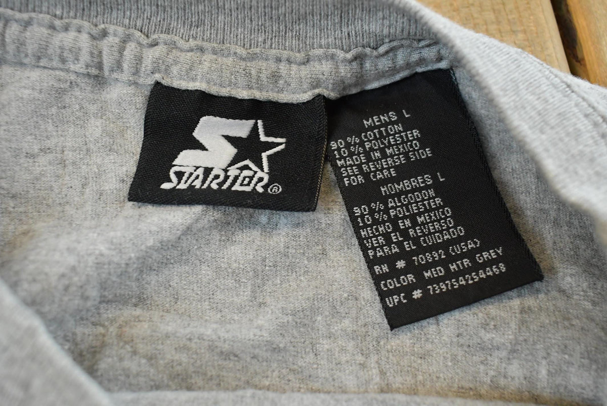 Vintage 1990s Spellout Starter Long Sleeve T-Shirt Men's Large from propervintagecanada