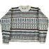 Vintage 1990s Spin Knit Abstract Pattern Crewneck Sweater Mens Small from propervintagecanada