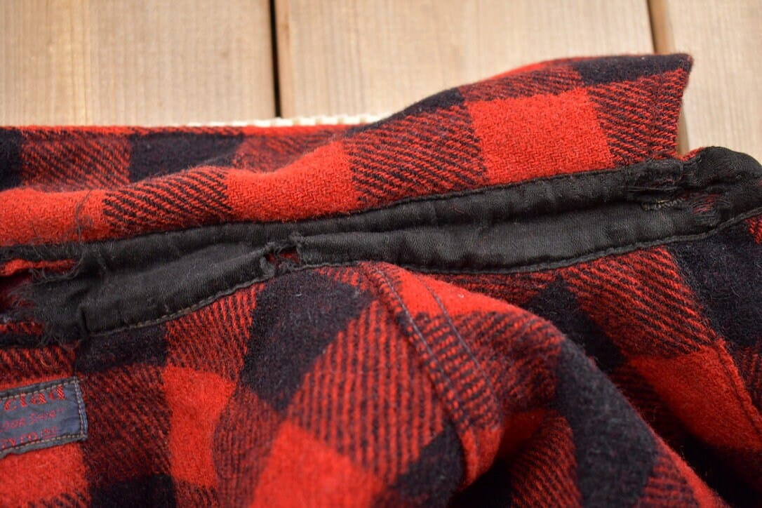 Vintage 1990s Sportclad JC Penney Plaid Flannel Button Up Shirt Men's Medium from propervintagecanada
