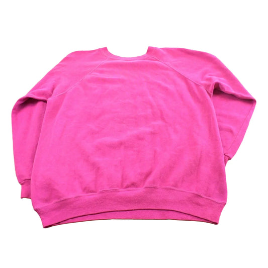 Vintage 1990s Sportswear Blank Pink Crewneck Raglan Sweatshirt Men's M from propervintagecanada